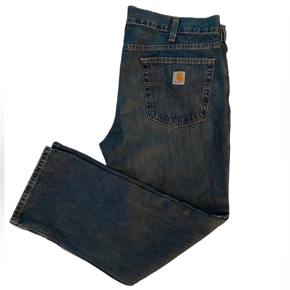 Men’s Carhartt Relaxed Straight 5 Pocket Jean - Picture 4 of 9